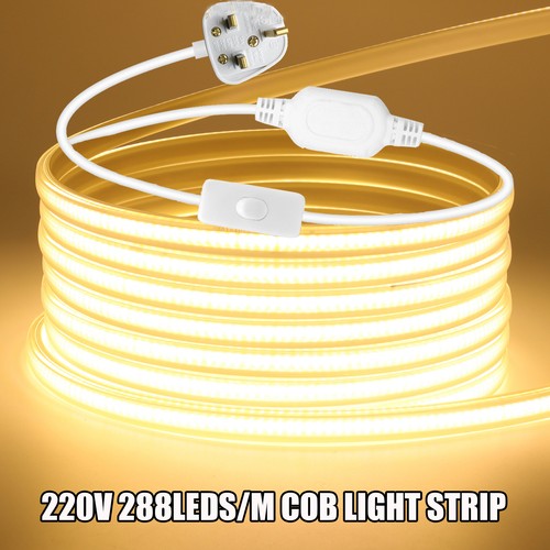 Cob led strip lights 220v - strip,
