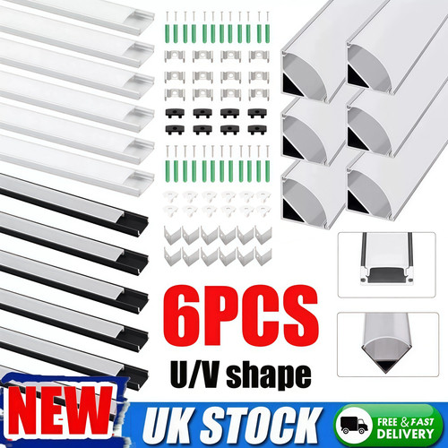 12pack led aluminium - aluminium, channel