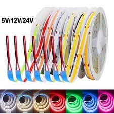 5V 12V 24V COB LED Strip Light