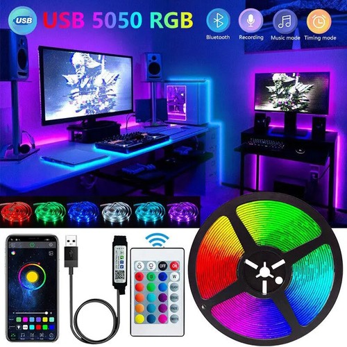 Led strip lights 5m rgb - led,