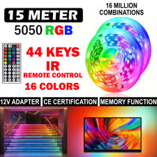 15M LED Strip Lights 5050 RGB
