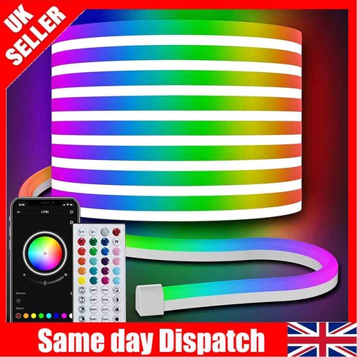 Led neon strip lights - 10m, rgb