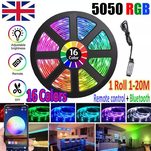 Led strip lights usb 20m - strip,